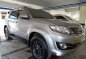 Selling Silver Toyota Fortuner 2015 at 48000 km in Batangas City-7