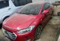Sell Red 2017 Hyundai Elantra at 16000 km-1