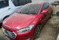 Sell Red 2017 Hyundai Elantra at 16000 km-1