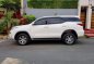 White Toyota Fortuner 2017 at 22000 km for sale -4