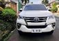 White Toyota Fortuner 2017 at 22000 km for sale -1
