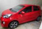 Sell Red 2015 Kia Picanto Automatic Gasoline at 16000 km -1