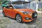 Selling Orange Hyundai Veloster 2017 Automatic Gasoline -2