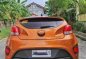 Selling Orange Hyundai Veloster 2017 Automatic Gasoline -1