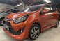 Orange Toyota Wigo 2018 Automatic Gasoline for sale -2