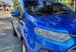 Blue Ford Ecosport 2014 at 74000 km for sale -2