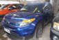 Blue Ford Explorer 2014 Automatic Gasoline for sale -2