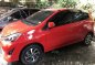 Red Toyota Wigo 2019 Manual for sale -0