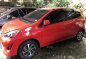 Red Toyota Wigo 2019 Manual for sale -1