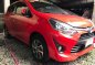 Red Toyota Wigo 2019 Hatchback for sale in Quezon City -1