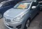 Silver Mitsubishi Mirage G4 2017 Automatic Gasoline for sale -2