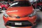 Orange Toyota Vios 2016 at 8000 km for sale-1