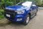 Selling Blue Ford Ranger 2016 in Quezon City -0