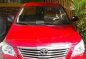 Red Toyota Innova 2012 at 55000 km for sale in Imus-0