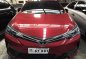 Red Toyota Corolla altis 2018 Manual Gasoline for sale -1