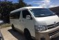 White Toyota Hiace 2013 Manual Diesel for sale -2