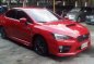 Red Subaru Wrx 2014 Sedan for sale in Pasig-0