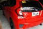 Red Honda Jazz 2015 at 35000 km for sale-3