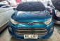 Selling Blue Ford Ecosport 2015 Automatic Gasoline -1