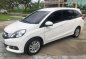 White Honda Mobilio 2016 Automatic Gasoline for sale  -3