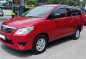 Red Toyota Innova 2013 at 83000 km for sale -2