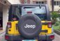 Yellow Jeep Wrangler 2011 Automatic Gasoline for sale  -1