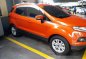 Selling Orange Ford Ecosport 2017 Automatic Gasoline at 19000 km -2