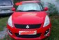Red Suzuki Swift 2016 Automatic Gasoline for sale -0