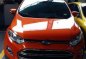 Selling Orange Ford Ecosport 2017 Automatic Gasoline at 19000 km -1