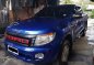 Sell Blue 2014 Ford Ranger at 99000 km -1