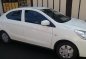 Selling White Mitsubishi Mirage G4 2015 Manual Gasoline  -1