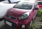 Pink Kia Picanto 2016 Manual Gasoline for sale in Quezon City-0