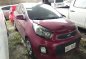 Pink Kia Picanto 2016 Manual Gasoline for sale in Quezon City-2