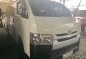 White Toyota Hiace 2018 Van Manual for sale in Quezon City -1