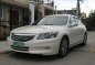 Pearl White Honda Accord 2011 for sale in Bacoor-1