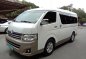 Pearl White Toyota Hiace 2013 for sale in Manila-0