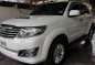 White Toyota Fortuner 2014 for sale in Narra-2