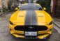 Yellow Ford Mustang 2018 for sale in Pasig-0
