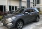 Grey Hyundai Santa Fe 2013 for sale in Cainta-0