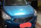 Blue Mitsubishi Mirage 2015 for sale in Manual-0