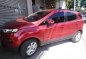 Selling Red Ford Ecosport 2017 Automatic Gasoline -0