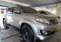 Silver Toyota Fortuner 2015 for sale in Batangas-0
