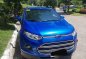 Selling Blue Ford Ecosport 2017 at 25000 km-0