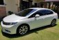White Honda Civic 2013 at 68000 km for sale-1