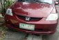Red Honda City 2004 Automatic for sale -0