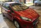 Selling Red Ford Fiesta 2015 Hatchback at 50000 km -0