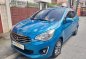 Sell Blue 2016 Mitsubishi Mirage G4 at 33000 km -0