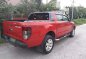 Orange Ford Ranger 2013 Automatic for sale-3
