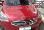Red Mitsubishi Mirage G4 2016 at 80000 km for sale-0