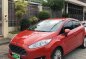 Orange Ford Fiesta 2014 Automatic for sale  -0